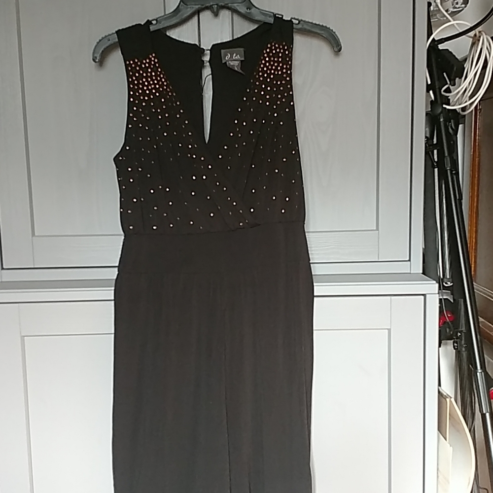 Black rose gold jumpsuit